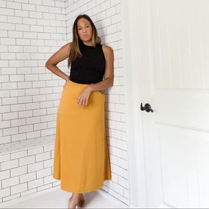 🚫SOLD 🚫Mustard Yellow Maxi Skirt